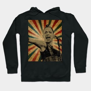 Photo Vintage Retro Look Fan Design - Imelda May Hoodie